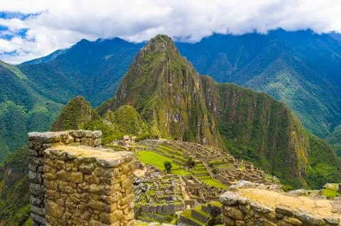 Machu Pichu view, Peru Stock Photos