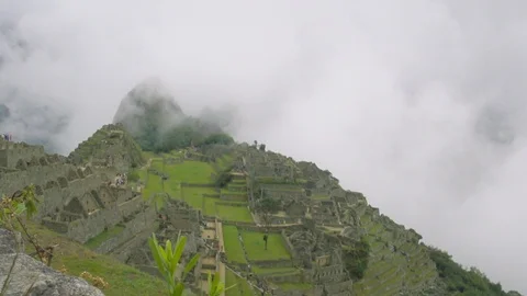 MACHUPICCHU rainy view Stock Footage 122370837