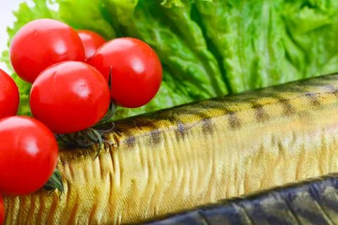Mackerel  close up Stock Photos