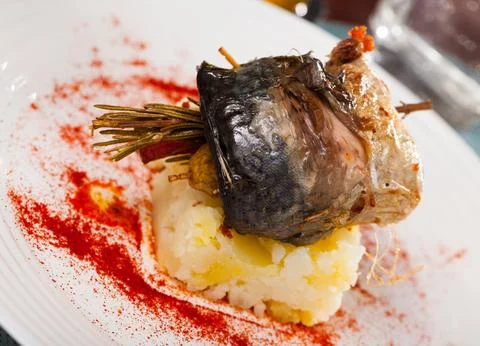 Mackerel roll Stock-Fotos