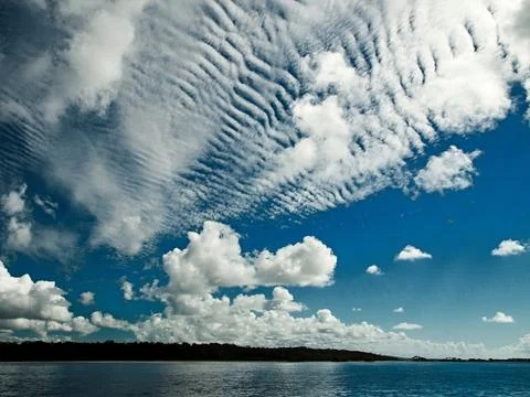 Mackerel Sky Australia. Stock Photos