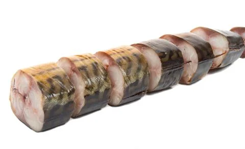 Mackerel sliced Stock Photos