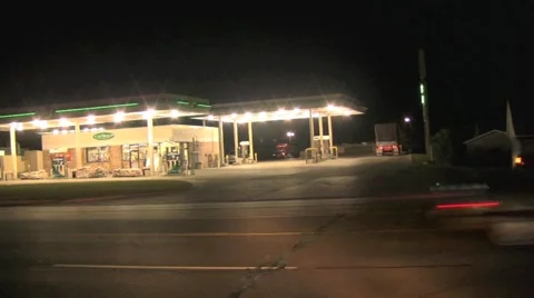 Mackinac Bridge exit from St. Ignace Stock Footage 1159804