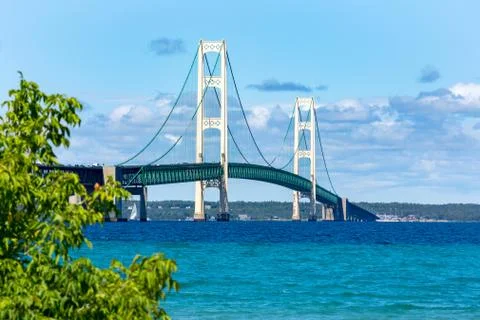 The Mackinac Bridge Stock Photos