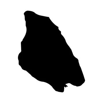 Mackinac island map Stock Illustration