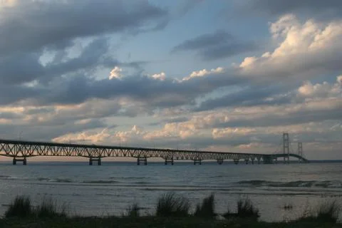 Mackinaw Bridge Stock Photos