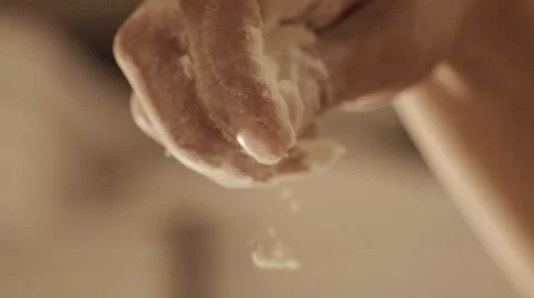 Macking pizza in slow motion Stock Footage 67857284