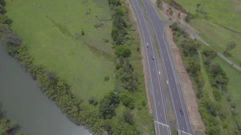 Macleay Valley Bridge Crossing Macleay River Near Kempsey In New South 스톡 동영상 232584487