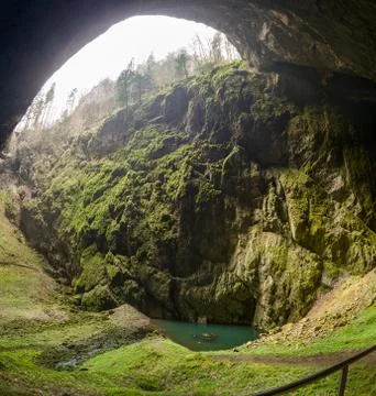 Macocha abyss Foto stock