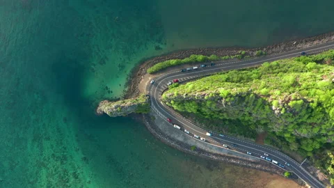 Maconde Viewpoint. Mauritius island, view of the Cape with the monument to Vídeo Stock 169950394