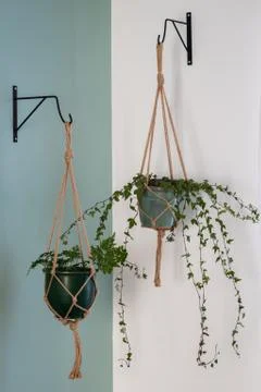 Macrame duo Stock Photos