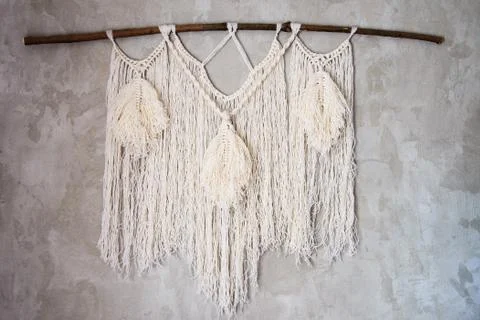 Macrame Wall Hanging Foto stock