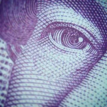 Macro £20 Stock Photos