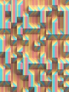 Macro 3D Abstract Bionic Surface Procedural Fiber Texture Stock Illustration