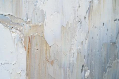 Macro. Abstract art. Expressive embossed pasty oil paints and reliefs. Stock Illustration