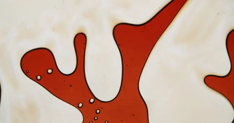 Macro abstract shot of a viscous liquid Video stock 136256477