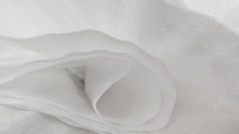 Macro Abstract of White EPE Foam Sheet Rolls and Protective Packaging Material Stock Photos