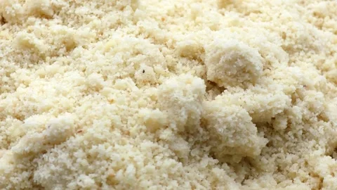 Macro of almond flour Stock Footage 328346104