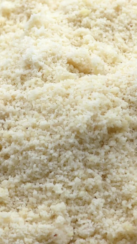 Macro of almond flour texture background Stock Footage 328346142