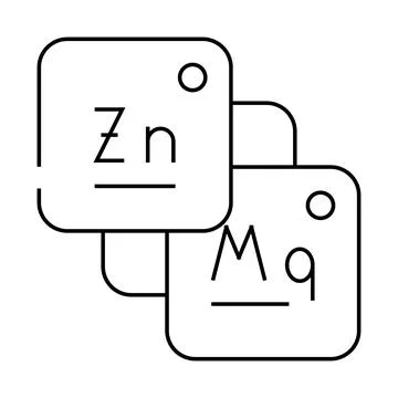 Macro and microelements food line icon vector illustration Ilustração Stock