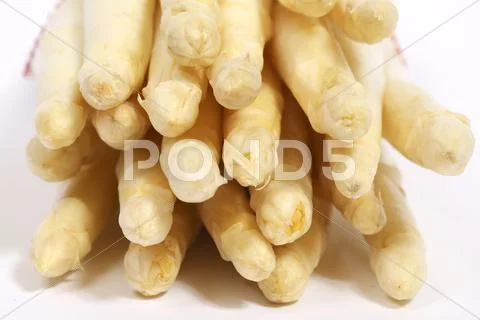 Macro asparagus Stock Photos