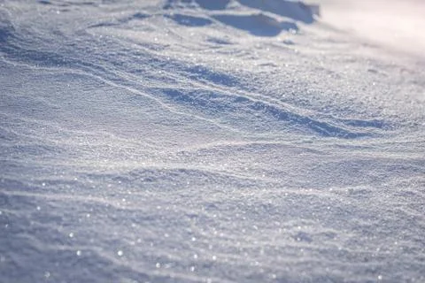 Macro background of fresh snowflake texture Stock Photos