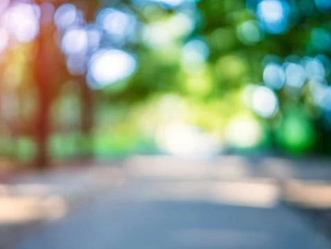 Macro background green park Foto stock