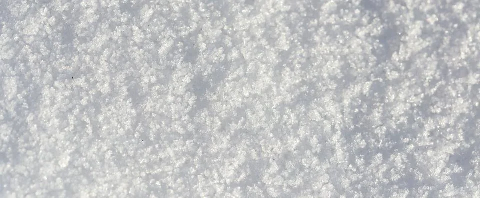 Macro background of snow Foto stock