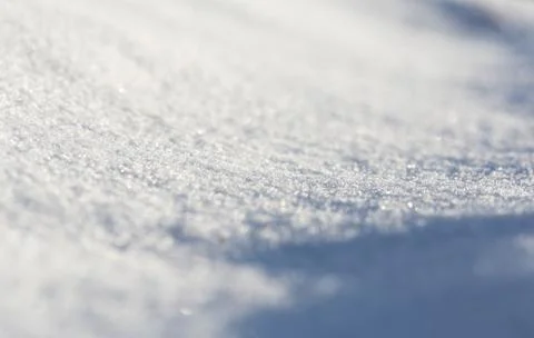 Macro background of snow Stock Photos