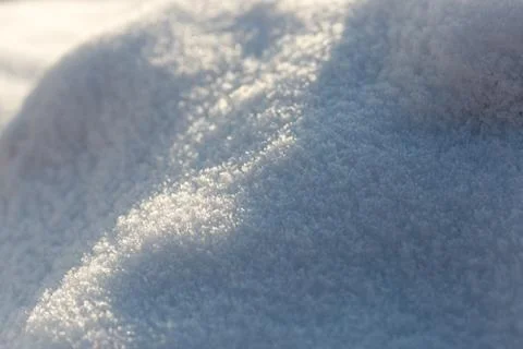 Macro background of snow Foto stock