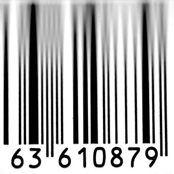 Macro of a bar code Stock Photos