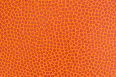 Macro basketball texture Stock Photos