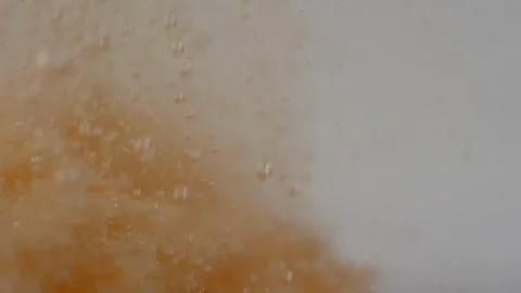 Macro of Bath Bomb Exploding in Water Video stock 123297849