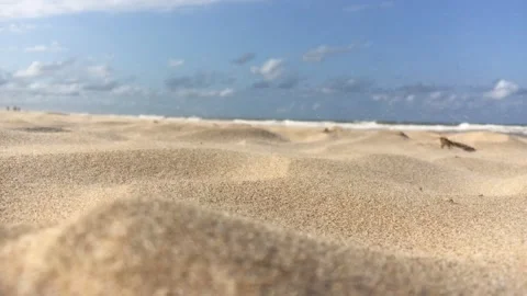 Macro of beach sand Video stock 311563554