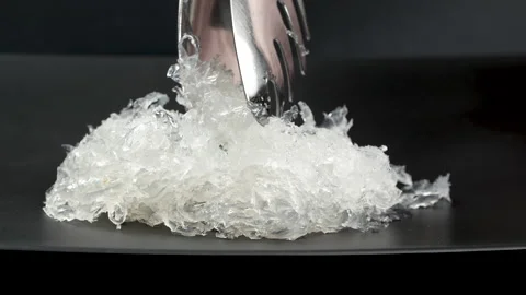 Macro Beautiful Translucent Clean Bird Nest On Black Background Stock Footage 339368698