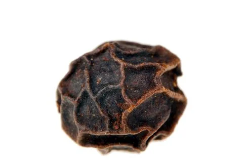 Macro of black pepper grain Stock Photos