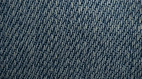 Macro blue denim fabric background. Jeans texture Stock Footage 148212903