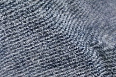Macro Blue Denim Fabric Texture Background for Graphic Design Layout Stock Photos