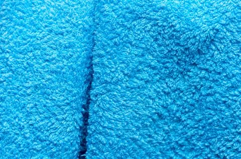Macro blue terry background Stock Photos