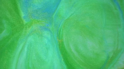 Macro bokeh of glittering particles shimmering in abstract fluid motion Stock-Footage 331658898