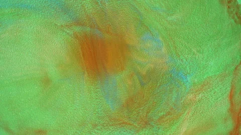 Macro bokeh of glittering particles shimmering in abstract fluid motion Stock Footage 331659894