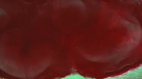 Macro bokeh of glittering particles shimmering in abstract fluid motion Stock Footage 331660723