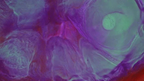 Macro bokeh of glittering particles shimmering in abstract fluid motion Stock-Footage 331660894