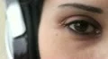 macro of Brown eye HD Footage