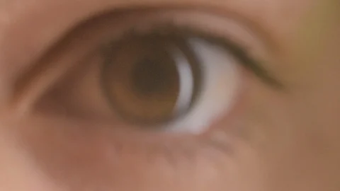 Macro brown eyes of a boy Stock Footage 120543459