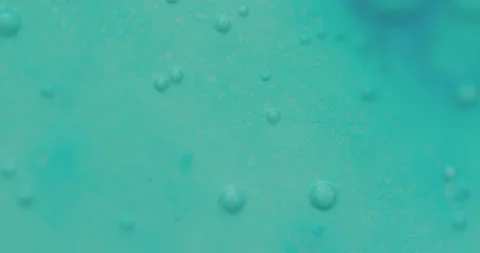 Macro Bubbles moving in green/blue atmosphere 21b 스톡 동영상 188418972