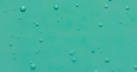 Macro Bubbles moving in green/blue atmosphere 21b 스톡 동영상 188419804