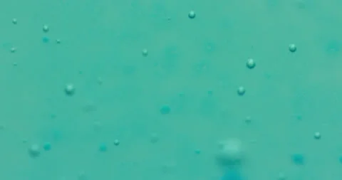 Macro Bubbles moving in green/blue atmosphere 21b 스톡 동영상 188419881
