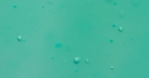 Macro Bubbles moving in green/blue atmosphere 20a 스톡 동영상 188444181