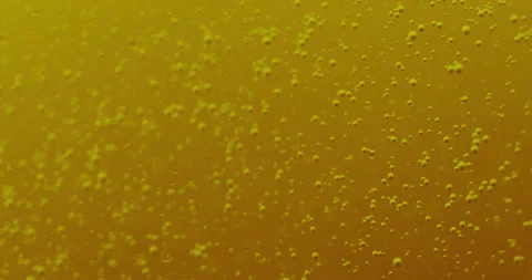 Macro Bubbles moving in yellow/orange atmosphere 1 스톡 동영상 188412312